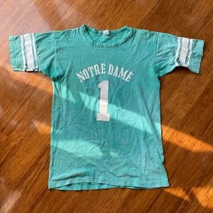 Vintage Notre Dame Basketball Tee - fits like size Medium